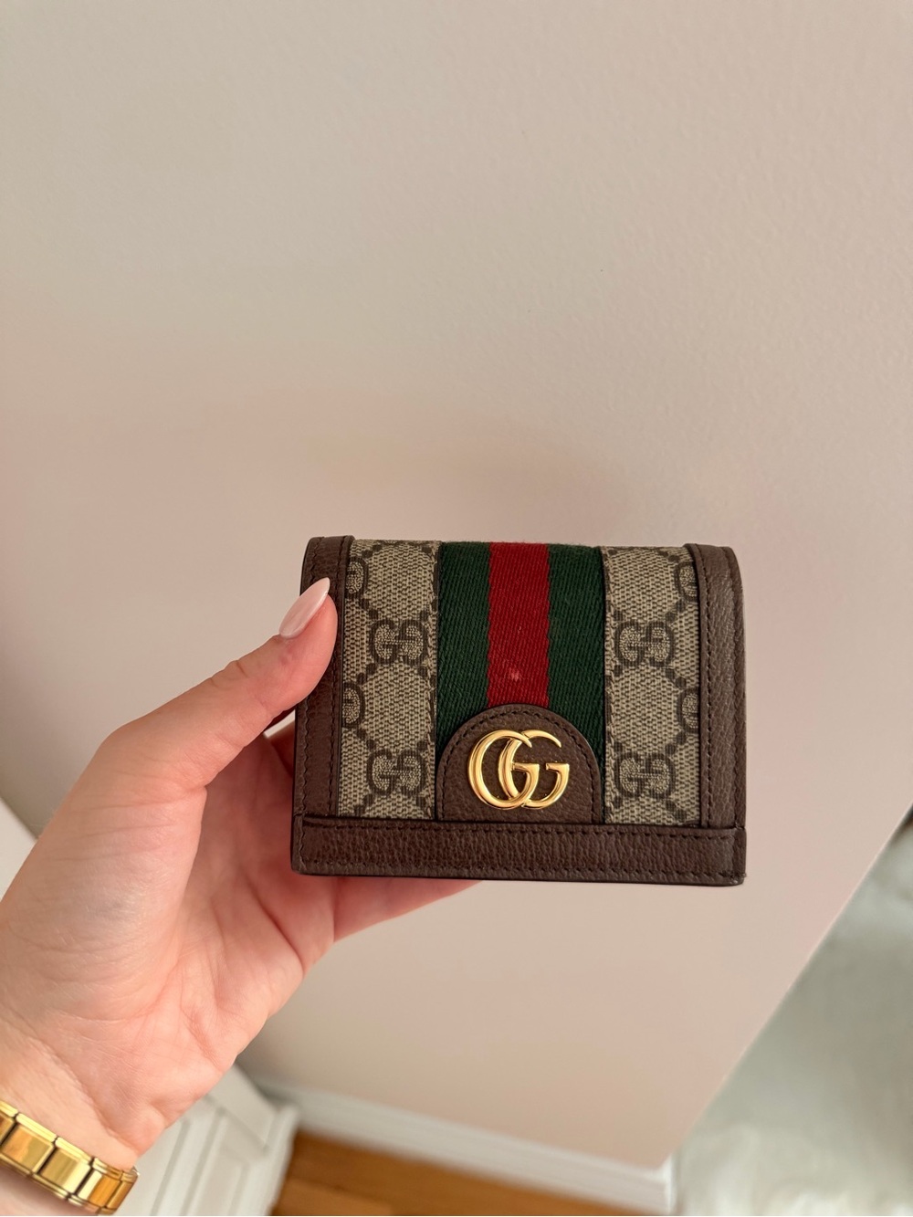 Gucci Wallet with Green and Red Stripes